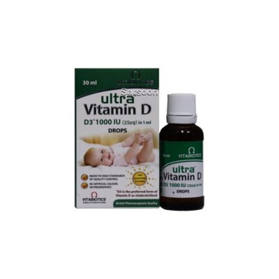 قطره خوراکی اولترا ویتامین D3 1000 واحد ویتابیوتیکس