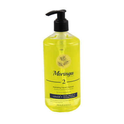 ژل شستشو و آبرسان صورت 2 مورینگا امو مناسب پوست خشک و حساس Moringa Emo Hydrating Facial Cleanser Number 2