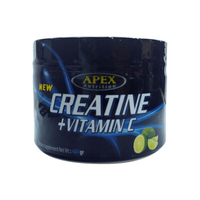 پودر عضله سازی کراتین + ویتامین سی برند اپکس ۴۰۰ گرم Apex Creatine + Vitamin C 400 g