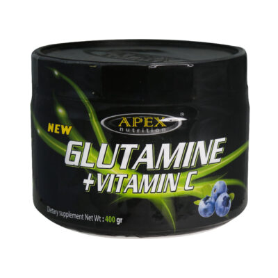 پودر گلوتامین + ویتامین C اپکس ۴۰۰ گرم