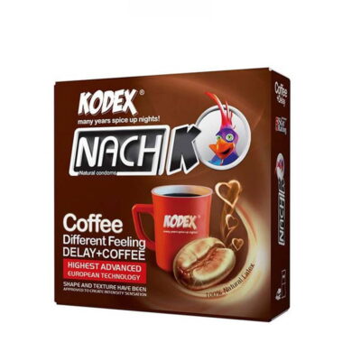 کاندوم تاخیری کافئین دار کدکس Nachkodex Delay and Coffee Condoms