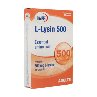 کپسول ال لیزین 500 میلی گرم یوروویتال 30 عدد Eurho Vital L Lysin 500 Mg 30 Caps