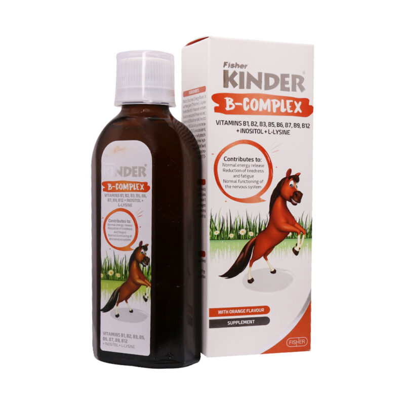 شربت ب کمپلکس فیشر کیندر 200 میلی لیتر Fisher Kinder B Complex Syrup 200 Ml