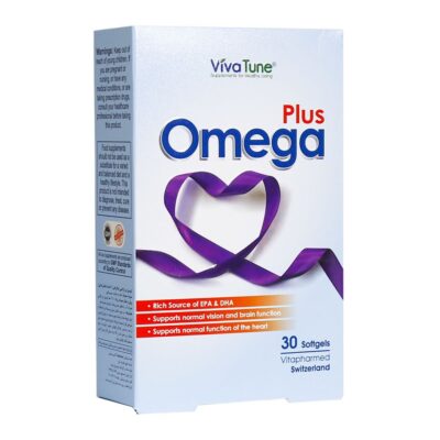 کپسول نرم ژلاتینی امگا پلاس ویواتیون 30 عدد Viva Tune Omega Plus 30 softgels