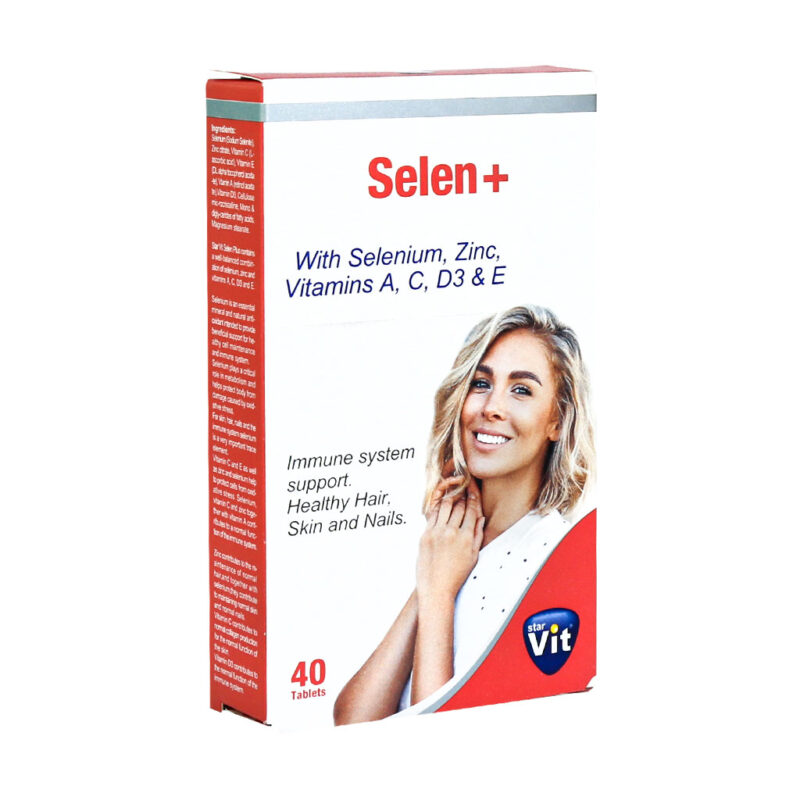 قرص سلن پلاس استار ویت 40 عدد Star Vit Selen Plus 40 Tablets