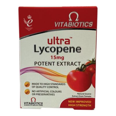 قرص اولترا لیکوپن ویتابیوتیکس 30 عدد Vitabotics Ultra Lycopene 30 Tabs