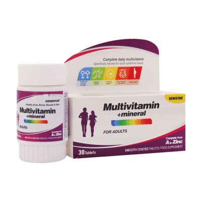 قرص مولتی ویتامین مینرال ژن استار 30 عدد Genestar Multi Vitamin Mineral 30 Tabs