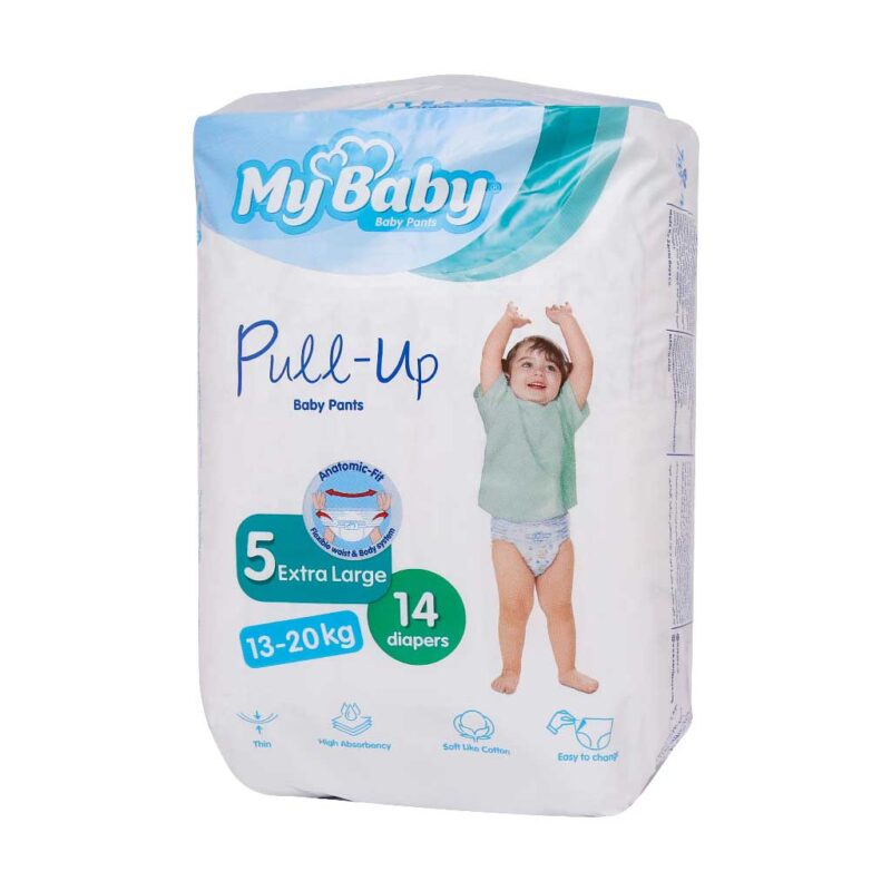 پوشک شورتی بچه پول آپ مای بی بی سایز 4 بزرگ My Baby Pull Up Baby Pant Size 4