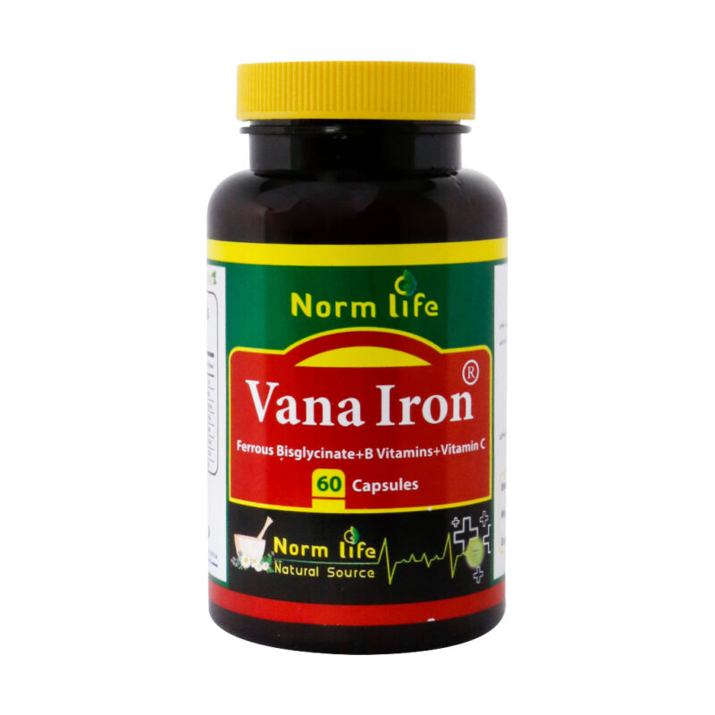 کپسول وانا آیرون نورم لایف 60 عدد Norm life Vana Iron 60 Caps