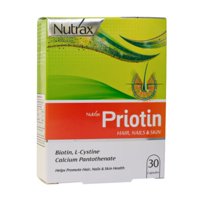 کپسول پریوتین نوتراکس 30 عدد Nutrax Priotin 30 Capsules