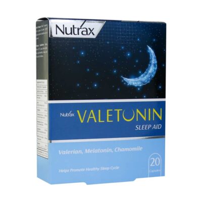 Nutrax Valetunin Sleep Aid 20 Capsules