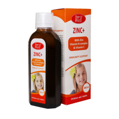 شربت زینک پلاس استارول 200 میلی لیتر Starwell Zinc Plus Syrup 200 ml
