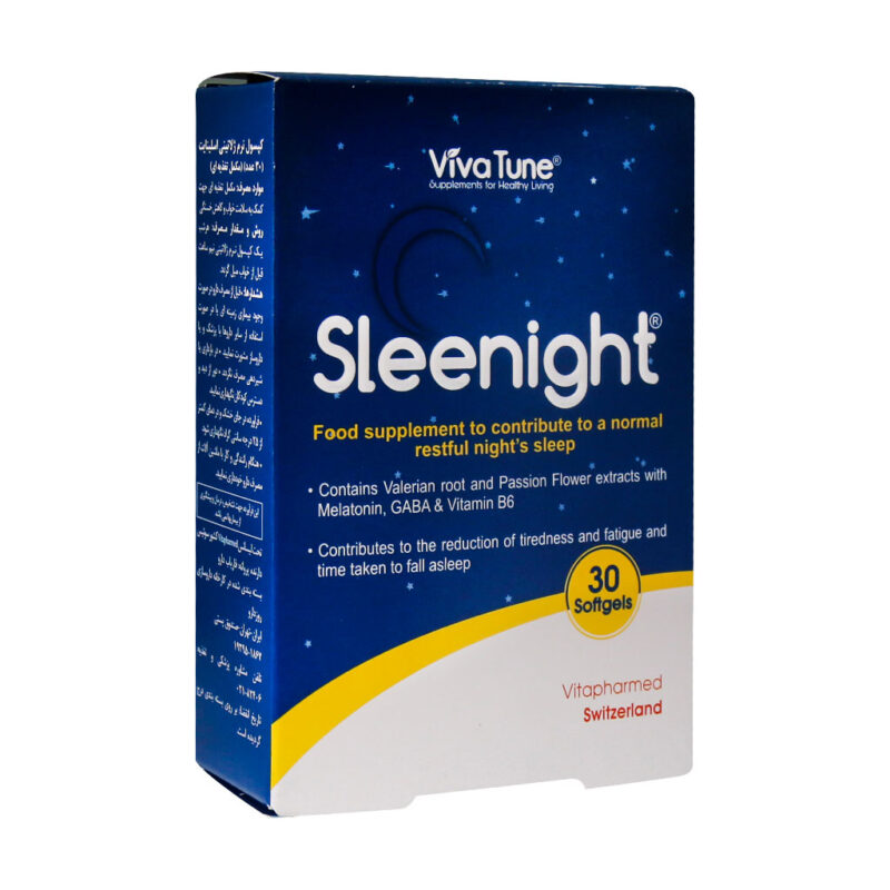 سافت ژل اسلینایت ویواتیون 30 عدد Vivatune Sleenight 30 Softgels