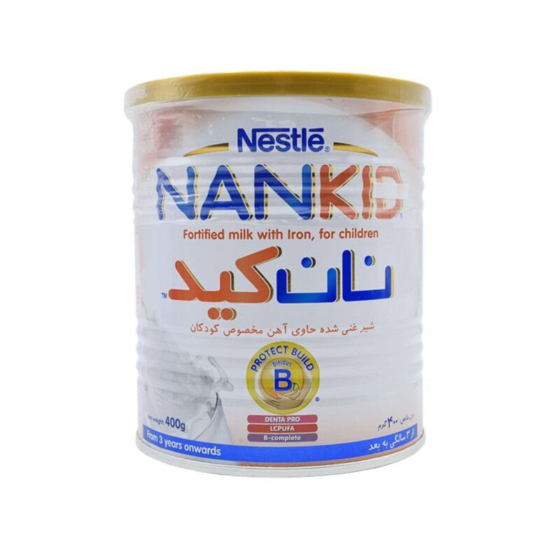 شیر خشک نان کید نستله مناسب کودکان از 3 سالگی به بعد 400 گرم Nestle NanKid 400 g
