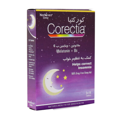 قرص کورکیتا نیچرز اونلی 30 عدد Natures Only Corectia 30 Tablets