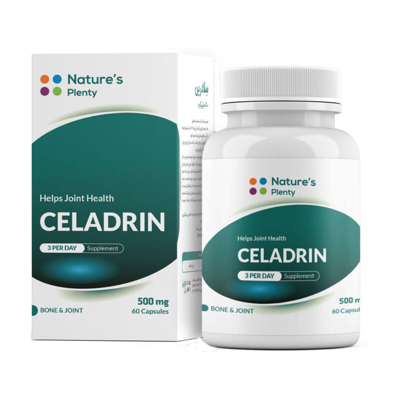 کپسول سلادرین 500 میلی گرم نیچرز پلنتی 60 عدد Natures Plenty Celadrin 60 Capsules