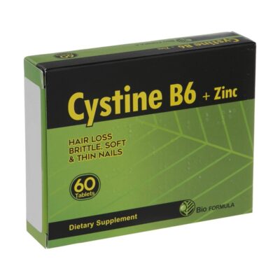 قرص سیستین B6 و زینک بایو فرمولا 60 عدد Bio Formula Cystine B6 And Zinc 60 Tablets
