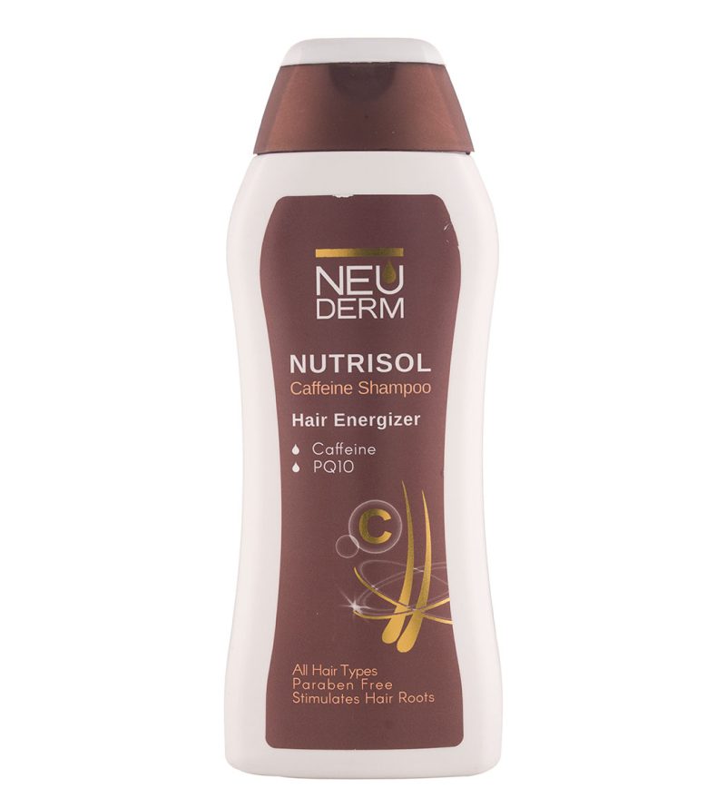 شامپو ضد ریزش نوتریسل کافئین نئودرم Neuderm Nutrisol Caffeine Shampoo 300 ml