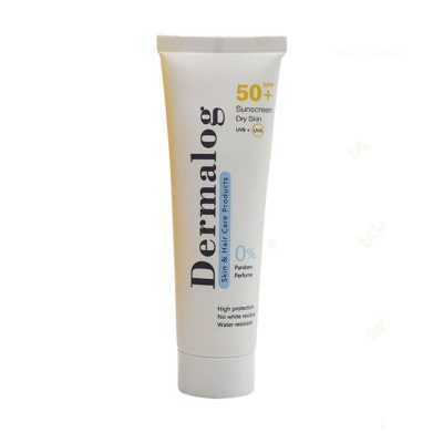 کرم ضد آفتاب و ضد لک SPF50+ درمالوگ مناسب پوست خشک