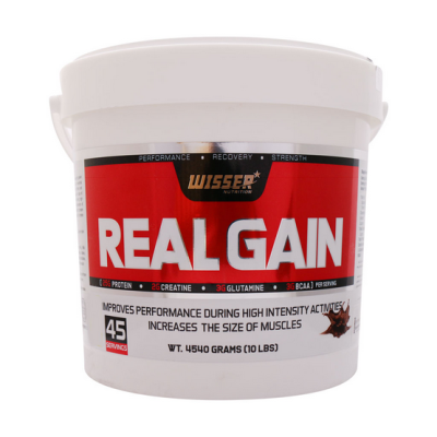 پودر رئال گین ویثر 4540 گرم شکلاتی Wisser Real Gain Powder 4540 g