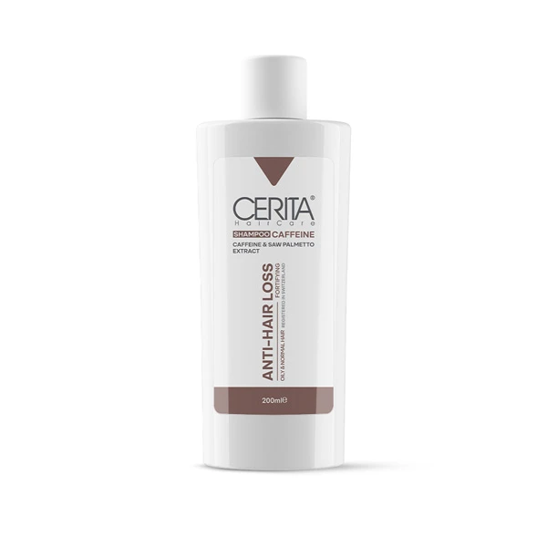 شامپو کافئین سریتا ۲۰۰ میلی لیتر Cerita Caffeine Shampoo