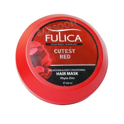 ماسک تقویت کننده و نرم کننده عمیق موهای قرمز فولیکا 300 میلی لیتر