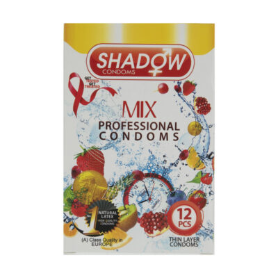 کاندوم شادو مدل Mix بسته 12 عددی Shadow Mix Candoms 12PCS