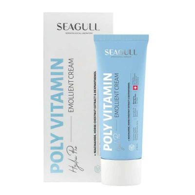 کرم نرم کننده پلی ویتامینه سی گل مناسب پوست های معمولی تا خشک ۵۰ میلی لیتر Seagull Poly Vitamin Emollient Cream