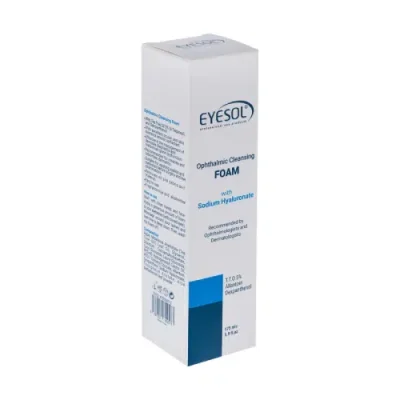 شامپو شستشوی پلک و مژه آیسول حاوی روغن درخت چای 175 میلی Eyesol Ophtalmic Cleaning Shampoo
