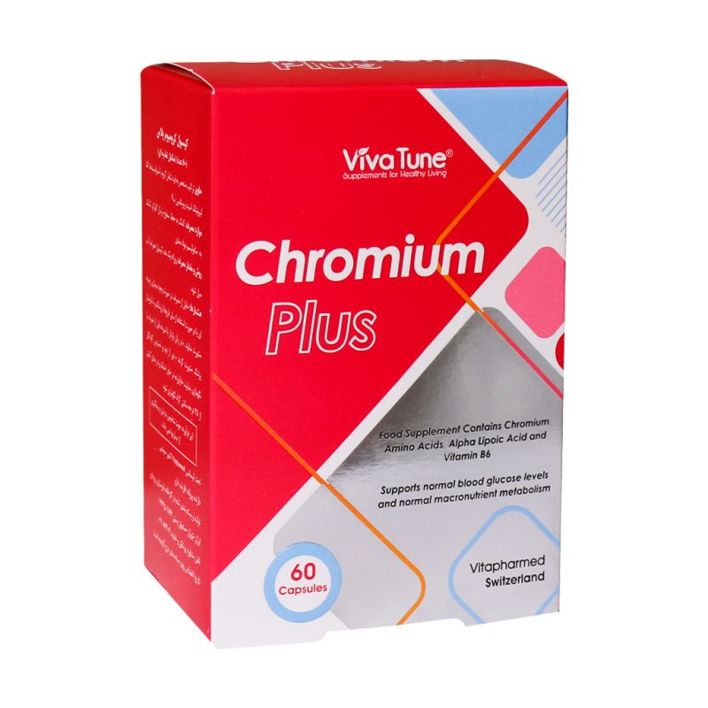 کپسول کرومیوم پلاس ویواتیون 60 عدد Vivatune Chromium Plus 60 Capsules