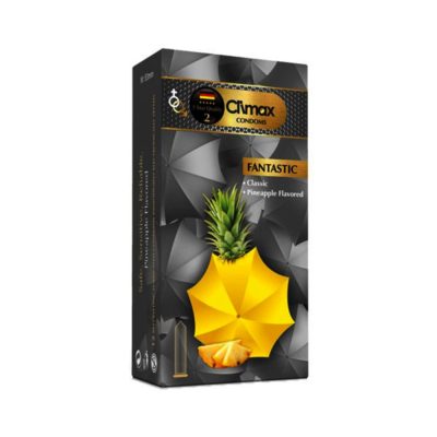 کاندوم کلایمکس ساده مدل fantastic بسته 12 عددی کاندوم آناناسی climax