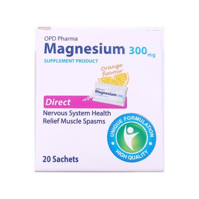ساشه منیزیم 300 میلی گرم او پی دی فارما | 20 عدد OPD Pharma Magnesium 300 mg 20 Sachets