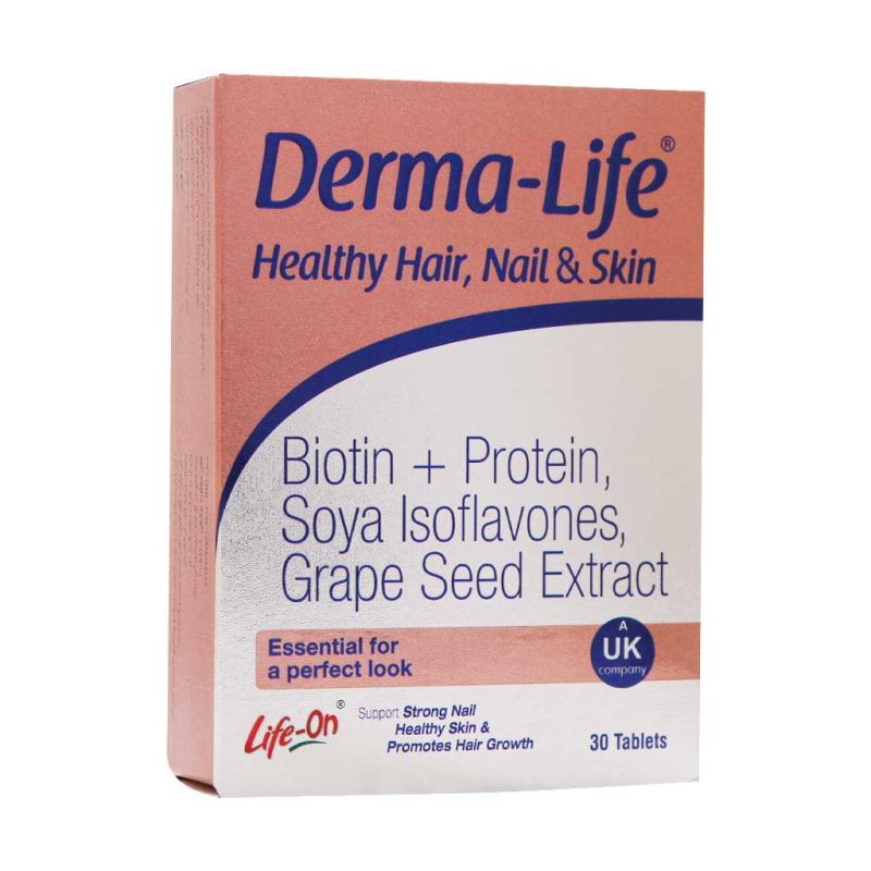 قرص درما لایف لایف آن 30 عدد Life On Derma Life 30 Tabs