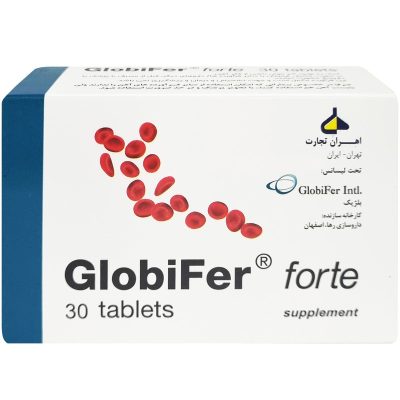 قرص گلوبیفر فورت اهران تجارت 30 عدد Ahran Tejarat Globifer Fort 30 Tablets