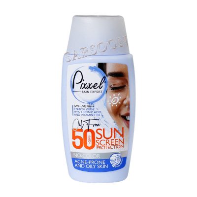 کرم ضد آفتاب SPF50 پیکسل مناسب پوست چرب و جوش دار 50 میلی لیتر