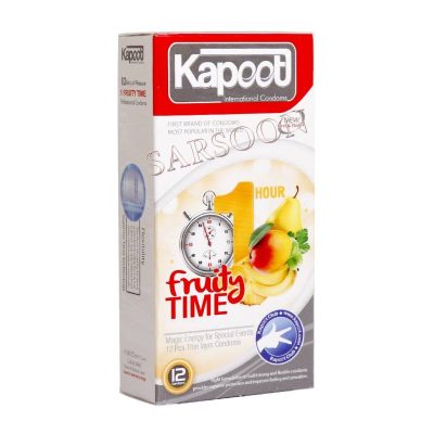 کاندوم تاخیری کاپوت مدل Fruity Time 1Hour تعداد 12 عدد