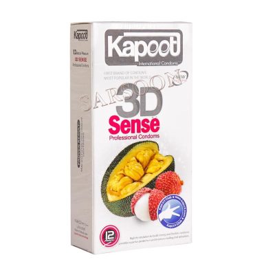 کاندوم سه بعدی کاپوت مدل 3D Sense تعداد 12 عدد