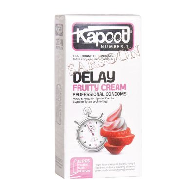کاندوم تاخیری میوه ای کاپوت مدل Delay Fruity Cream