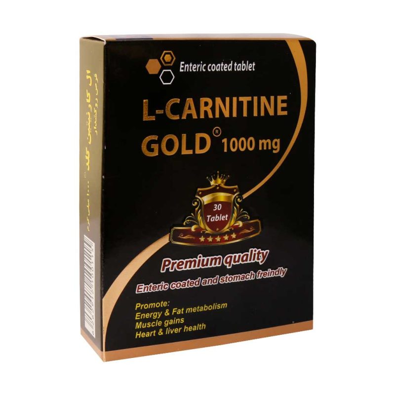 قرص ال کارنیتین گلد 1000 میلی گرم مولتی نرمال 30 عدد Multi Normal L Carnitine Gold 1000 mg 30 Tablets