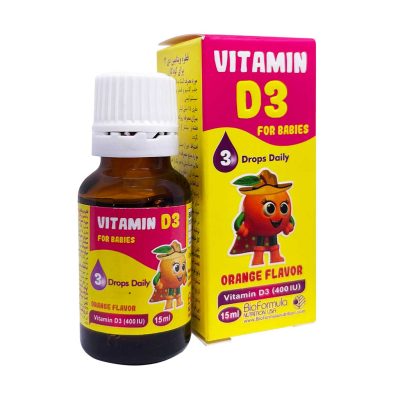قطره ویتامین د3 برای کودکان بایو فرمولا 15 میلی لیتر Bioformula Nutrition Usa Vitamin D3 Drops 15 ml