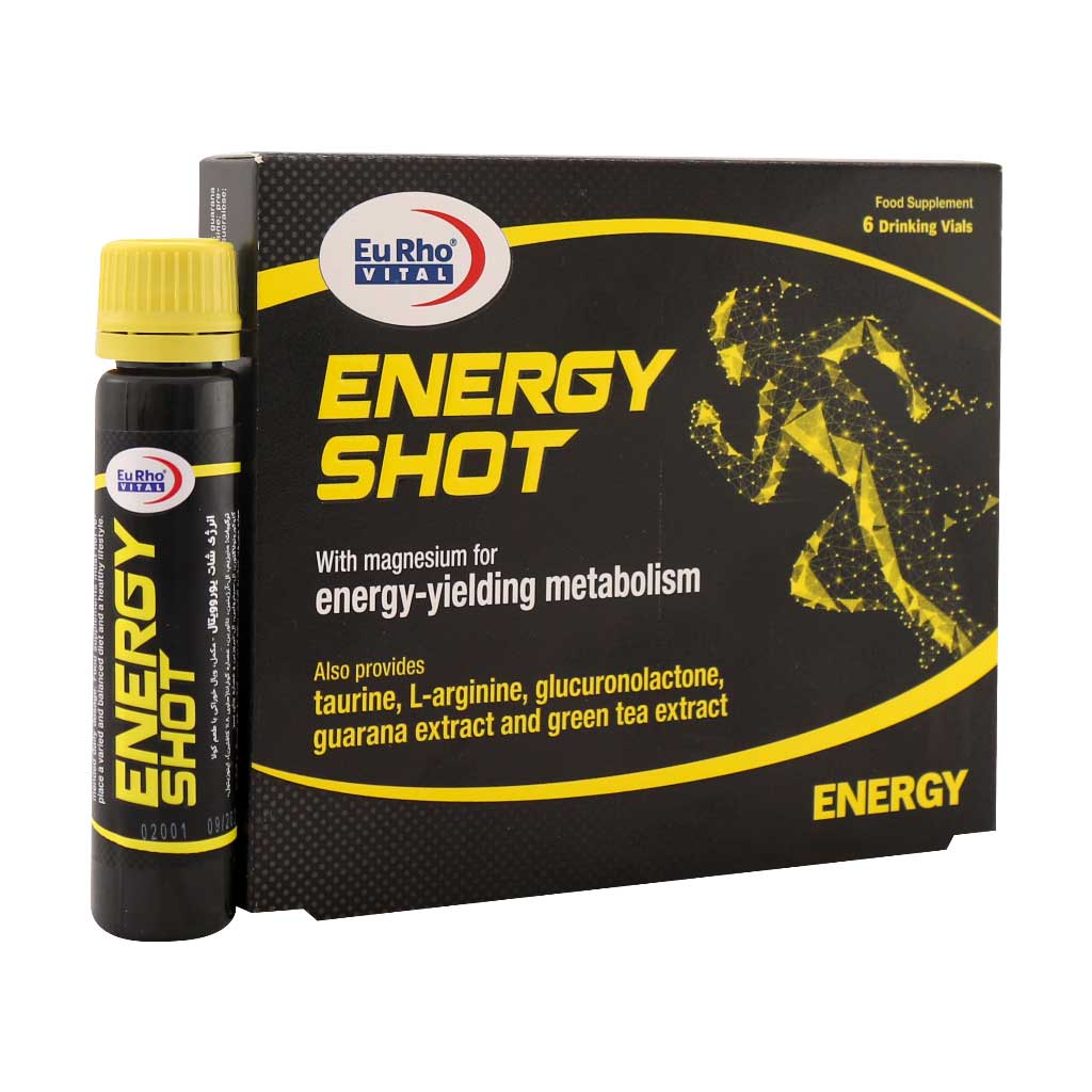 ویال خوراکی انرژی شات یوروویتال ۶ عدد Eurho Vital Energy Shot ۶ ...