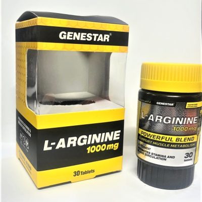 قرص ال آرژنین ۱۰۰۰ میلی گرم ژن استار 30 عددی Genestar L-Arginine ۱۰۰۰ mg