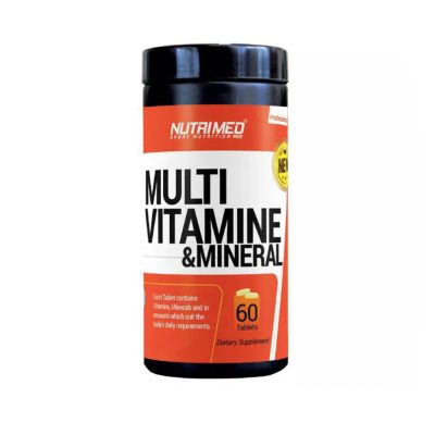 قرص مولتی ویتامین مینرال نوتریمد ۶۰ عدد NUTRIMED Multi Vitamin & Minerals ۶۰ Tabs
