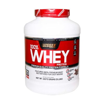 پودر پروتئین وی ویثر ۲۲۷۰ گرم شکلاتی Visser Whey Protein Powder ۲۲۷۰ g