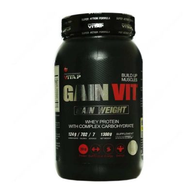 پودر گین ویت ویتاپی 1300 گرم وانیلی Vitap Gain Vit Suppelment 1300 g