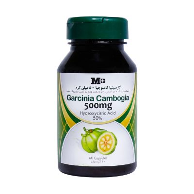 کپسول گارسینیا کامبوجیا 500 میلی گرم ام پلاس 60 عدد M plus Garcinia Cambogia 500 mg 60 capsules