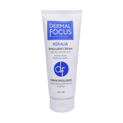 کرم نرم کننده بدن پوست خشک زرالیا درمال فوکوس ۲۰۰ میلی لیتر Dermal Focus Xeralia Emollient Cream for Dry Skin ۲۰۰ml