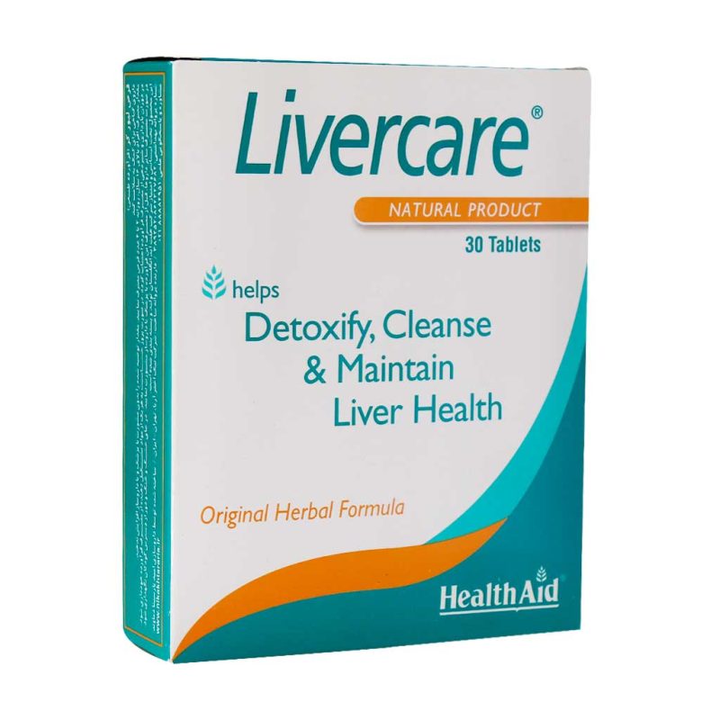 قرص لیورکر هلث اید 30 عددی Health Aid Livercare