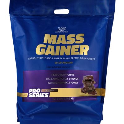 پودر مس گینر 5.44 کیلوگرم نوتریشن پلاس دبل چاکلت Mass Gainer 5.44 Kg Nutrition Plus