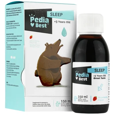 شربت خواب آور پدیابست حجم 150 میلی لیتر Pedia Best Sleep Syrup 150 ml